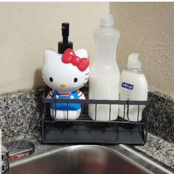 Gray Plastic Sink Caddy Organizer - Gray - Picture 10 of 11